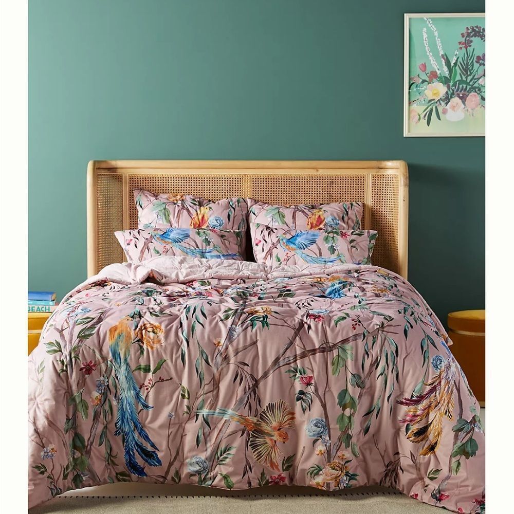 Anthropologie Velvet Josie Quilt